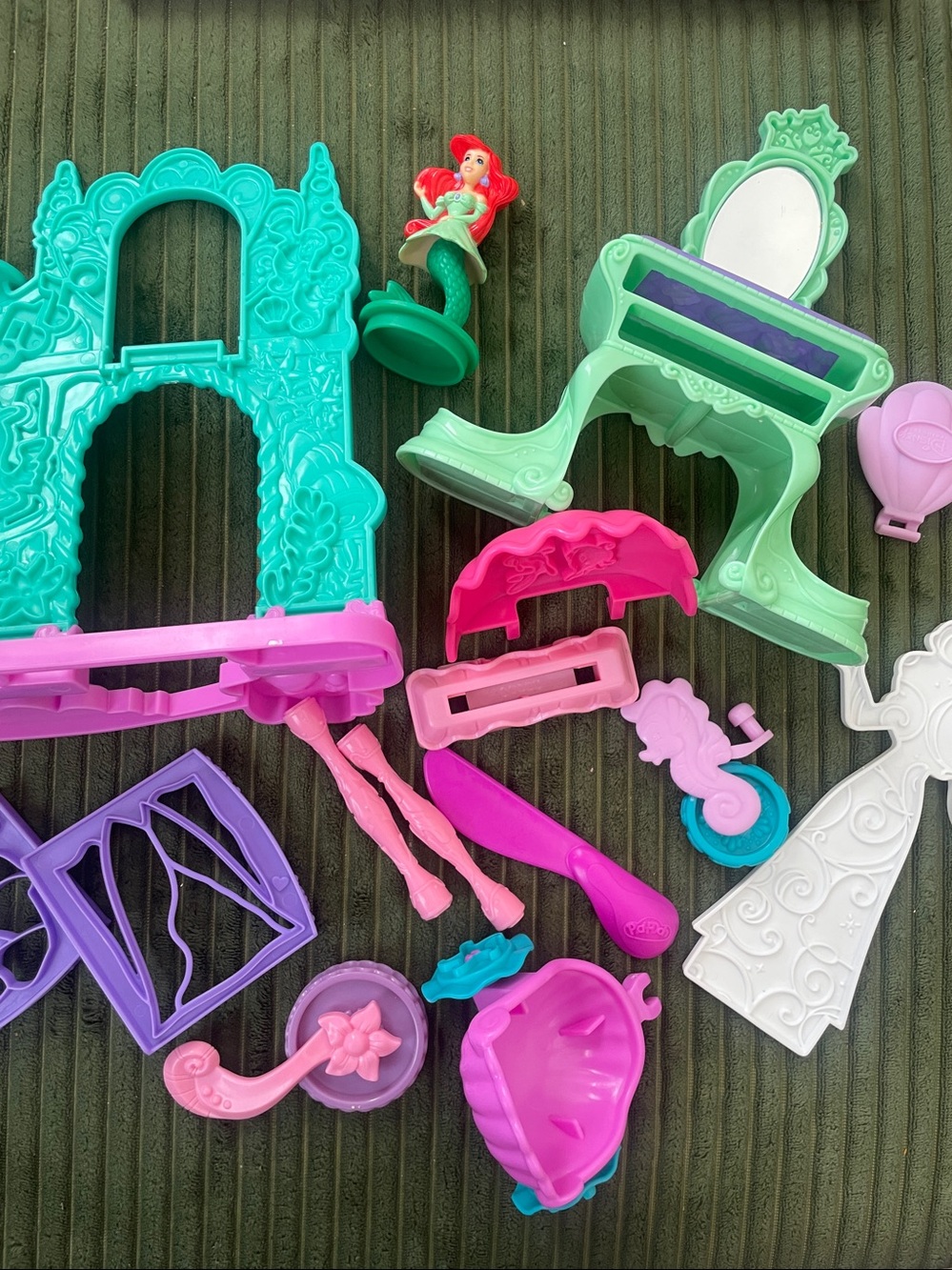 Ariel Play Doh Pieces